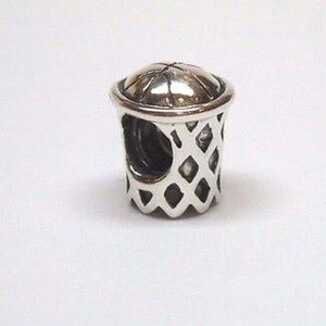 Chamilia Sterling silver basketball hoop charm
